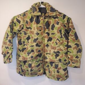Vintage Stearns Adult Large Camo Flotation Coat Type lll With Hidden Hood Read